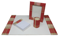 18" x 24" Fabric Desk Pad Set