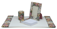 15" X 22" Fabric Desk Pad Set