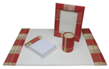 Fabric Desk Blotter Set
