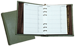 6" x 7" Reptile-Grain Leather Address Books