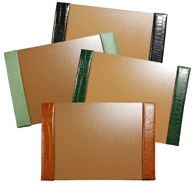 Medium Reptile Grain Leather Desk Pads